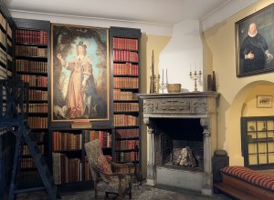 Visning av Torups slottsbibliotek